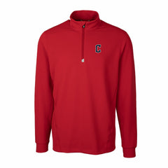 MLB Cleveland Guardians Cutter & Buck Traverse Stretch Quarter-Zip Pullover Top