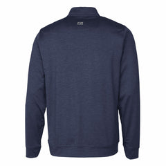 MLB Kansas City Royals Cutter & Buck Stealth Heathered Quarter-Zip Pullover Top