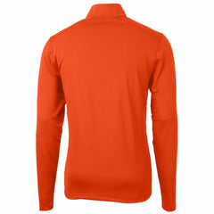 MLB Detroit Tigers Cutter & Buck Virtue Eco Pique Recycled Quarter-Zip Pullover Top