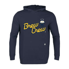 MLB Milwaukee Brewers Levelwear City Connect Relay Core Logo Pullover Hoodie