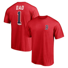 MLB Boston Red Sox Number One Dad T-Shirt