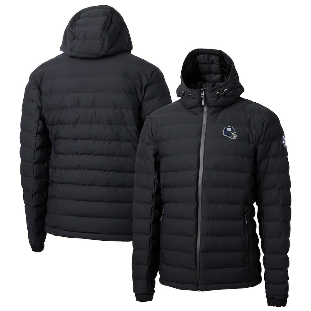 Cutter & Buck Helmet Mission Ridge Repreve Eco Insulated Puffer Full-Zip Jacket - New York Giants