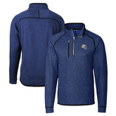 Cutter & Buck Helmet Mainsail Sweater-Knit Half-Zip Pullover Jacket - Los Angeles Chargers