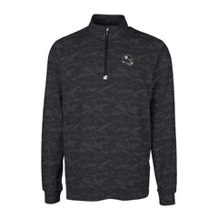 Cutter & Buck Helmet Traverse Camo Print Stretch Quarter-Zip Pullover Top - Pittsburgh Steelers