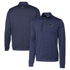 Cutter & Buck Helmet Stealth Heathered Quarter-Zip Pullover Top - Chicago Bears