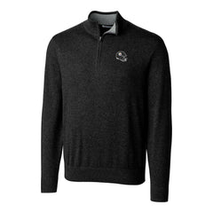 Cutter & Buck Helmet Lakemont Tri-Blend Quarter-Zip Pullover Sweater - Pittsburgh Steelers