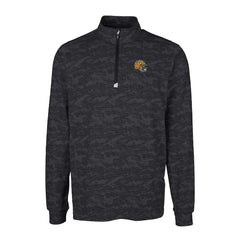 Cutter & Buck Helmet Traverse Camo Print Stretch Quarter-Zip Pullover Top - Green Bay Packers