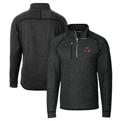 Cutter & Buck Helmet Mainsail Sweater-Knit Half-Zip Pullover Jacket - Washington Commanders