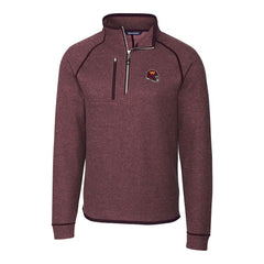 Cutter & Buck Helmet Mainsail Sweater-Knit Half-Zip Pullover Jacket - Washington Commanders