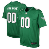 Youth Alternate Custom Game Jersey - Philadelphia Eagles