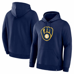 MLB Milwaukee Brewers Fanatics Primary Logo Legacy Hoodie