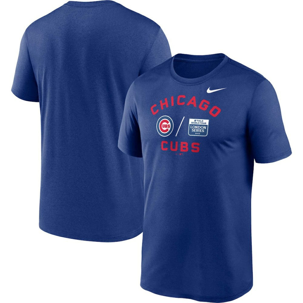 MLB Chicago Cubs Nike 2023 MLB World Tour: London Series Legend Performance T-Shirt