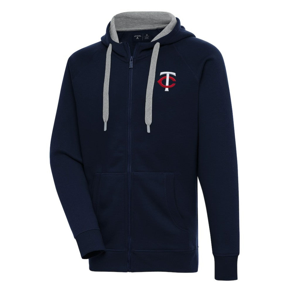 MLB Minnesota Twins Antigua Victory Full-Zip Hoodie
