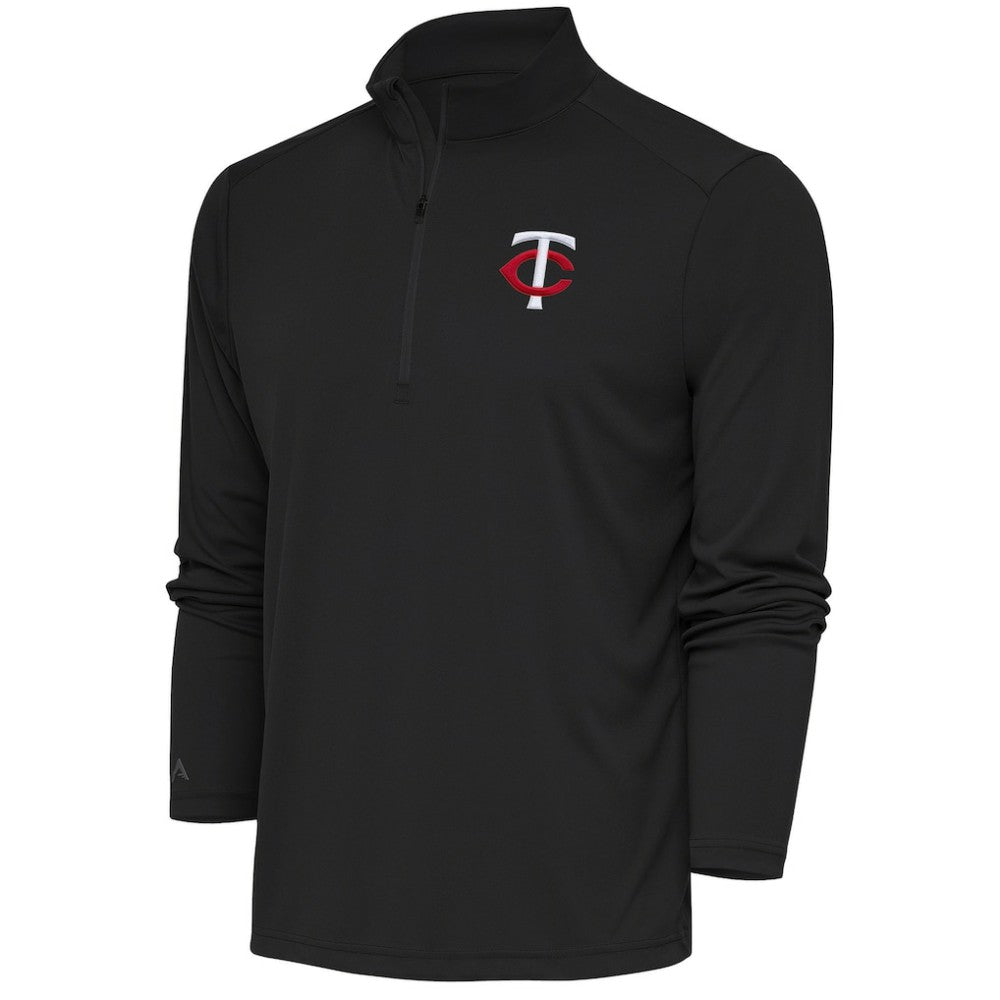 MLB Minnesota Twins Antigua Tribute Quarter-Zip Pullover Top