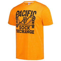 MLB San Francisco Giants Homage Doodle Collection Pacific Sock Exchange Tri-Blend T-Shirt
