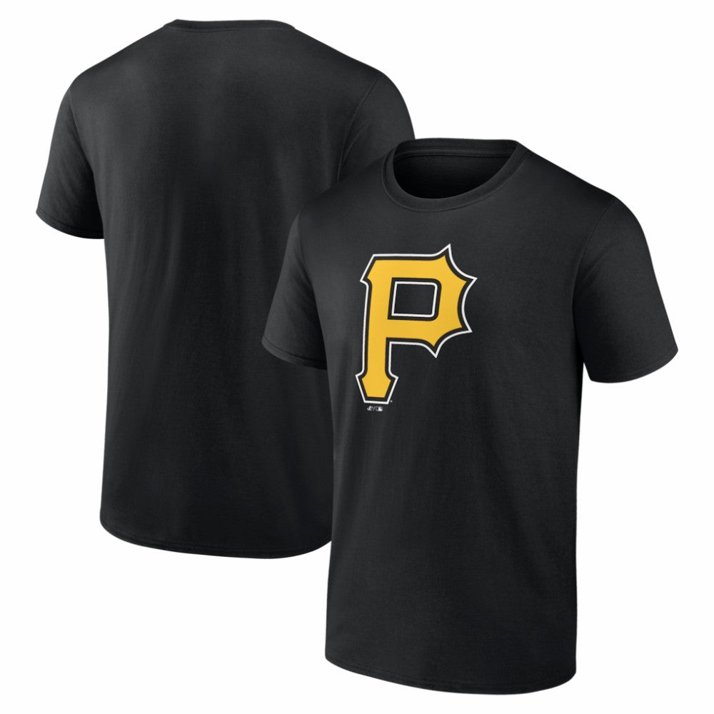 MLB Pittsburgh Pirates Logo Athletic Official Logo T-Shirt