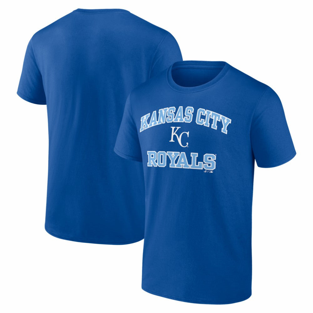 MLB Kansas City Royals Logo Athletic Heart and Soul T-Shirt