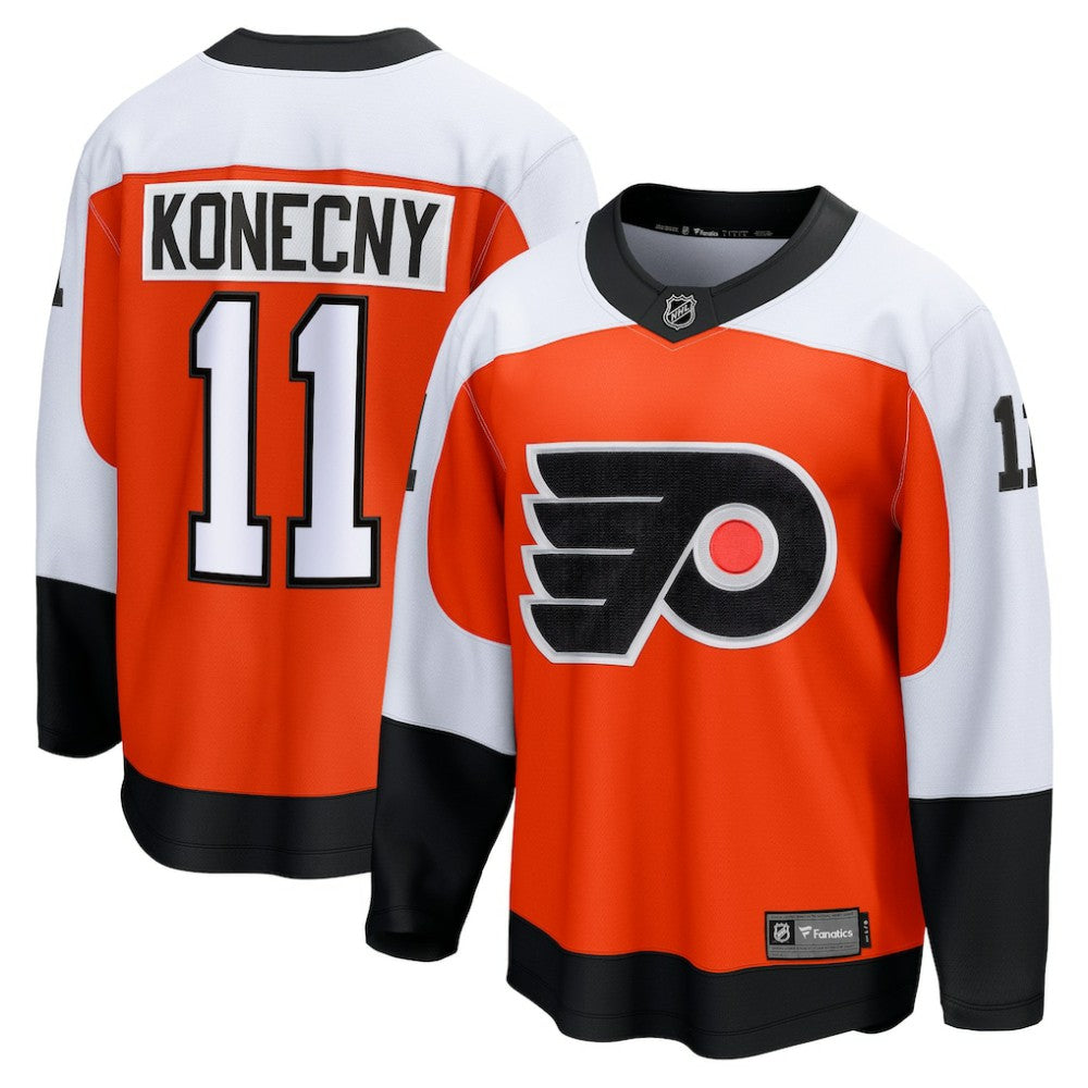 NHL Orange Travis Konecny Philadelphia Flyers Fanatics Home Breakaway Jersey