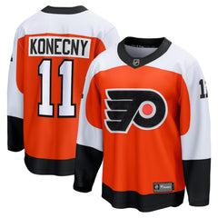 NHL Orange Travis Konecny Philadelphia Flyers Fanatics Home Breakaway Jersey