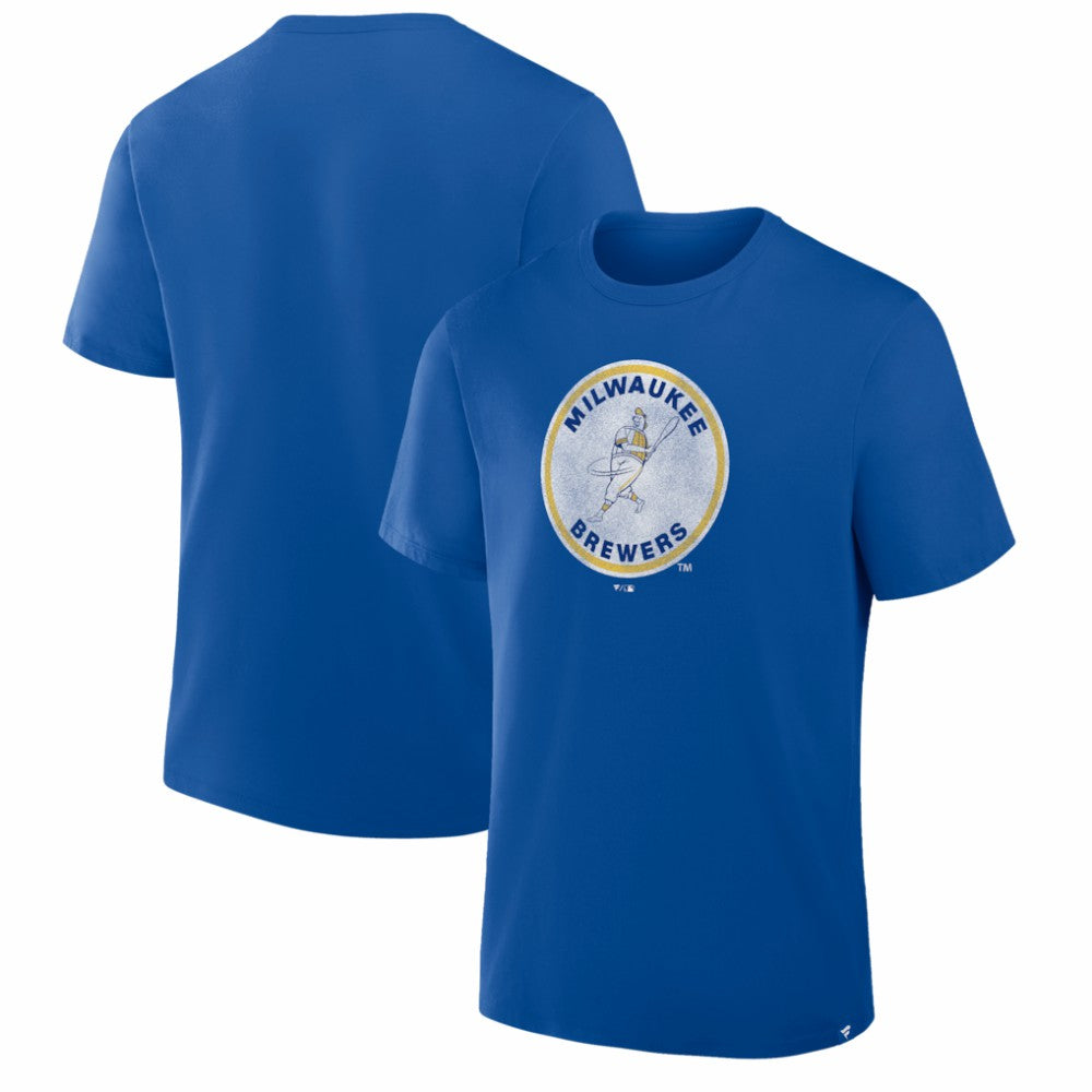 MLB Milwaukee Brewers Fanatics Vintage Logo Legacy T-Shirt