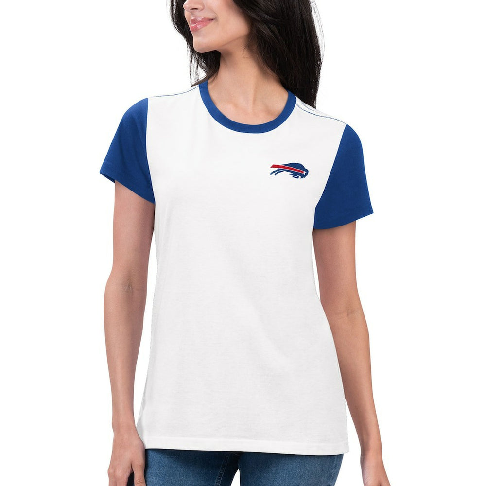G-III 4Her by Carl Banks Women's Fashion Illustration T-Shirt - Buffalo Bills