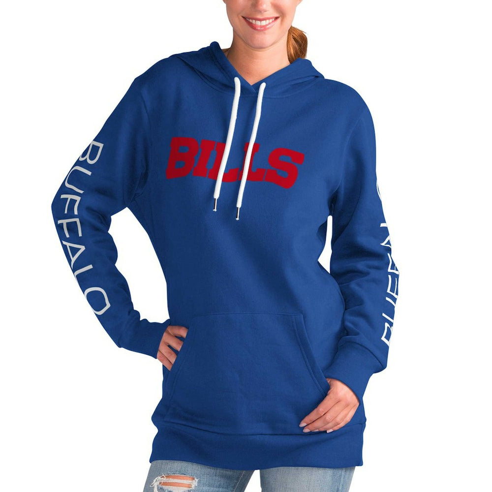 G-III 4Her by Carl Banks Women's Extra Inning Pullover Hoodie - Buffalo Bills