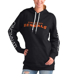 G-III 4Her by Carl Banks Women's Extra Inning Pullover Hoodie - Cincinnati Bengals