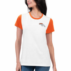 G-III 4Her by Carl Banks Women's Fashion Illustration T-Shirt - Denver Broncos