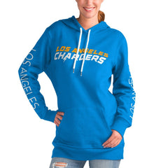 G-III 4Her by Carl Banks Women's Extra Inning Pullover Hoodie - Los Angeles Chargers