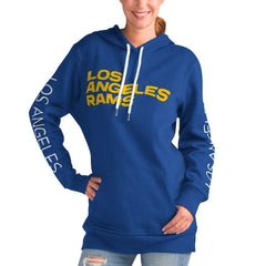 G-III 4Her by Carl Banks Women's Extra Inning Pullover Hoodie - Los Angeles Rams