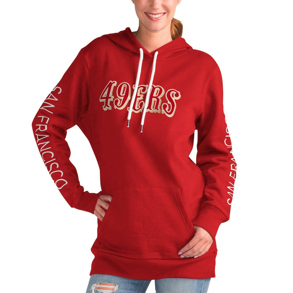 G-III 4Her by Carl Banks Women's Extra Inning Pullover Hoodie - San Francisco 49ers