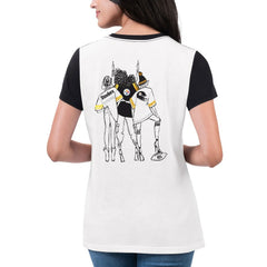G-III 4Her by Carl Banks Women's Fashion Illustration T-Shirt - Pittsburgh Steelers