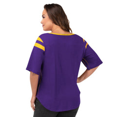 G-III 4Her by Carl Banks Women's Plus Size Linebacker T-Shirt - Minnesota Vikings