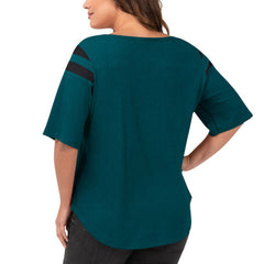 G-III 4Her by Carl Banks Women's Plus Size Linebacker T-Shirt - Philadelphia Eagles