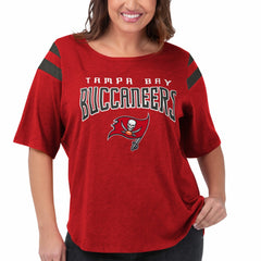 G-III 4Her by Carl Banks Women's Plus Size Linebacker T-Shirt - Tampa Bay Buccaneers