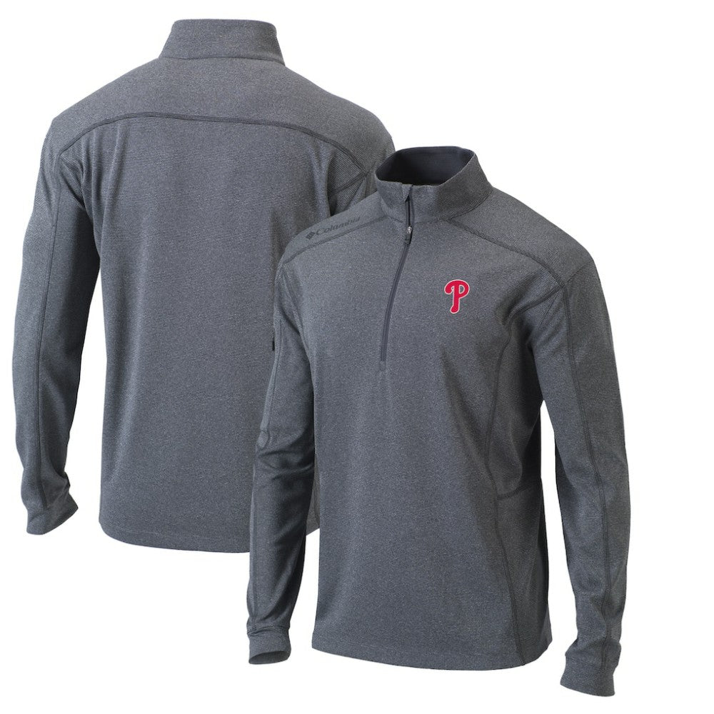 MLB Philadelphia Phillies Columbia Omni-Wick Shotgun Quarter-Zip Pullover Top