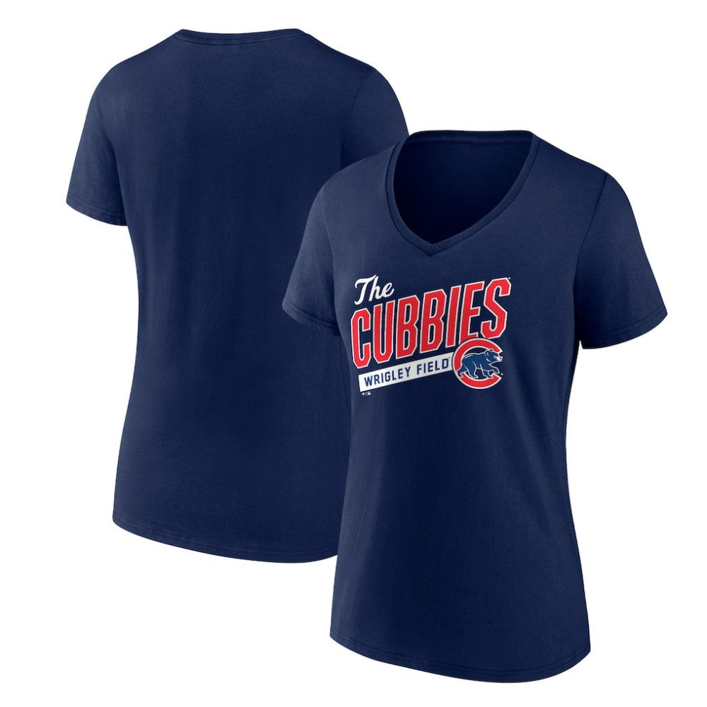 MLB Chicago Cubs Women's Hometown Collection Those Cubbies V-Neck T-Shirt