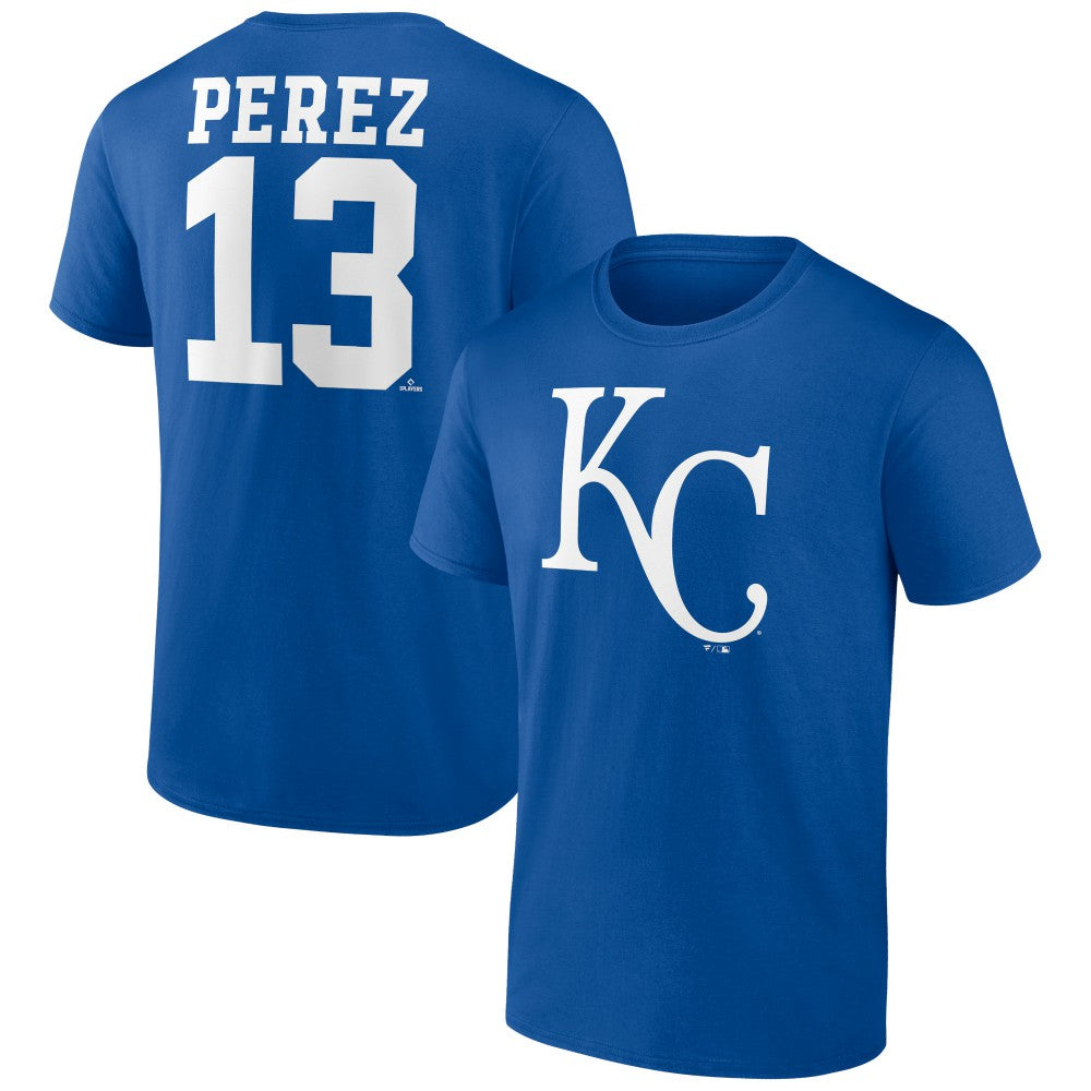 MLB Salvador Perez Kansas City Royals Player Icon Name & Number T-Shirt