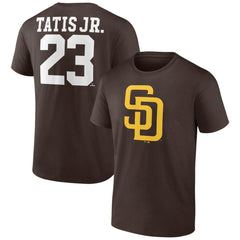 MLB Fernando Tatis Jr. San Diego Padres Player Icon Name & Number T-Shirt
