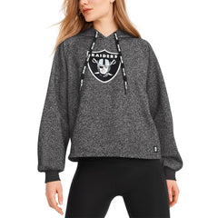 DKNY Sport Women's Debbie Dolman Raglan Pullover Hoodie - Las Vegas Raiders