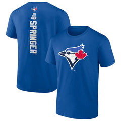MLB George Springer Toronto Blue Jays Playmaker Name & Number T-Shirt