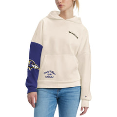 Tommy Hilfiger Women's Harriet Pullover Hoodie - Baltimore Ravens