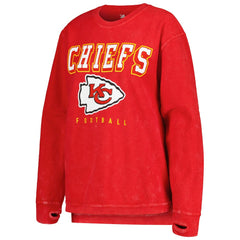G-III 4Her by Carl Banks Women's Comfy Cord Pullover Sweatshirt - Kansas City Chiefs