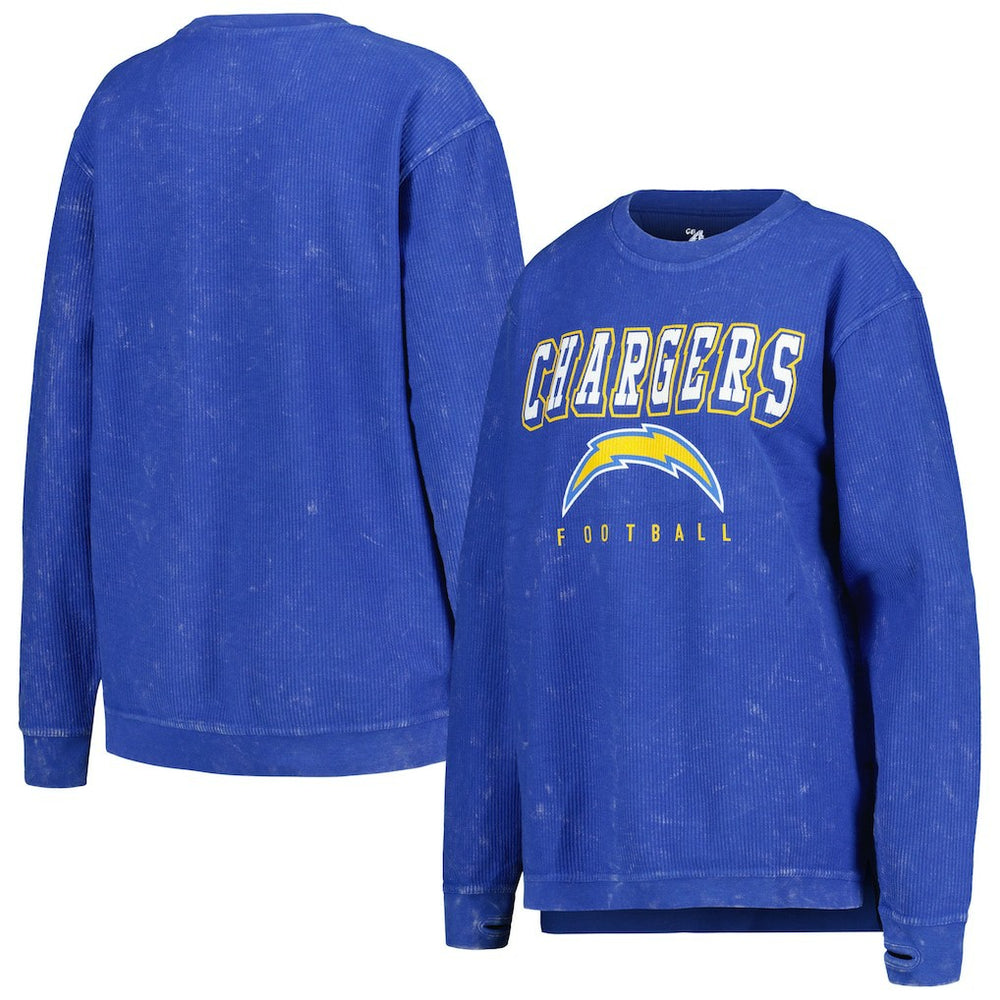G-III 4Her by Carl Banks Women's Comfy Cord Pullover Sweatshirt - Los Angeles Chargers