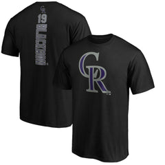MLB Charlie Blackmon Colorado Rockies Playmaker Name & Number T-Shirt