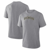 MLB Milwaukee Brewers Fanatics Play Tribute Tri-Blend T-Shirt