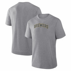 MLB Milwaukee Brewers Fanatics Play Tribute Tri-Blend T-Shirt