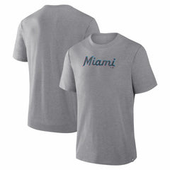 MLB Miami Marlins Fanatics Play Tribute Tri-Blend T-Shirt