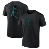 MLB J.P. Crawford Seattle Mariners Double Play Name & Number T-Shirt