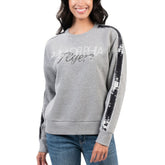 NHL Gray Philadelphia Flyers G-III 4Her by Carl Banks Women's Penalty Box Pullover Sweatshirt